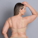 Padded Basic strapless podprsenka kosticou variabil. ramienka 5640 desert RosaFaia 753 desert