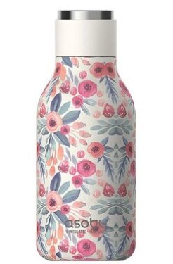 Asobu Urban Drink Bottle Floral 0.473 L / termofľaša / chladný až 24 hodín / horúci až 12 hodín (SBV24 Floral)