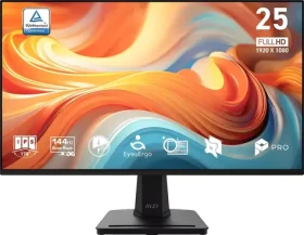 24.5" MSI PRE MP251 E14L čierna / Monitor / IPS / FHD / 16:9 / 144Hz / HDMI / VESA (PRO MP251 E14L)