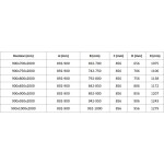 MEXEN/S - Lunar-B Duo sprchovací kút dvere krídlové 90 x 80, transparent, meď kartáčovaná 832-090L-080P-65-00