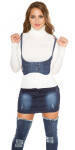 Sexy denim waist bodice belt with straps M/L