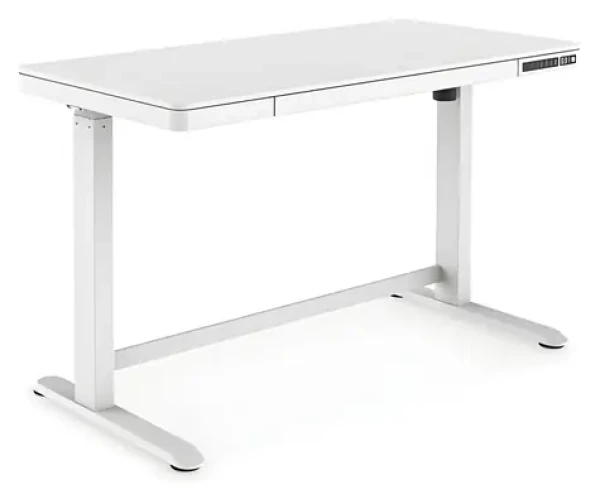 Digitus Elektrický výškovo nastaviteľný stôl / 120x60 cm / USB nabíjačka / zásuvka (DA-90406)