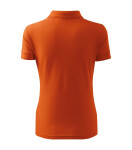 Dámske tričko Pique Polo oranžové XL