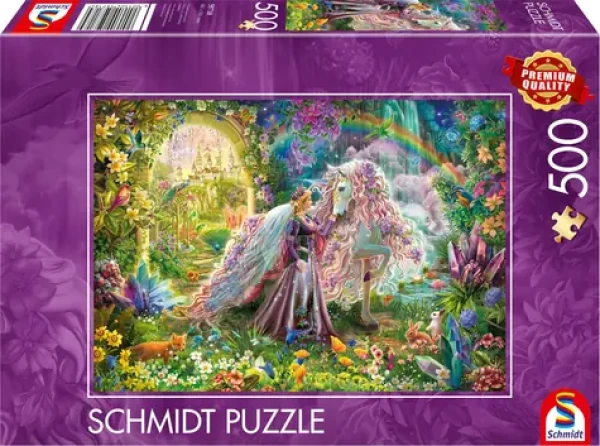 Schmidt Puzzle Snová cesta s jednorožcom /500 dielikov/ od 10 rokov