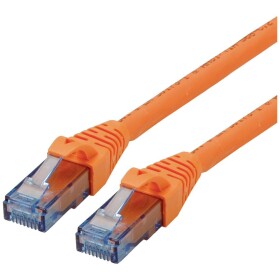 Roline 21.15.2773 RJ45 sieťové káble, prepojovacie káble CAT 6A U/UTP 3.00 m oranžová netienený, bez halogénov, samozhášavý 1 ks; 21.15.2773