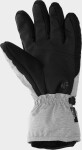 Dámske lyžiarske rukavice 4F H4Z22-RED001 svetlo šedé Šedá L