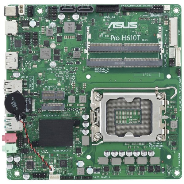 Asus PRE H610T-CSM / H610 / LGA 1700 / 2x SO-DIMM DDR5 / 1x GLAN / mini-ITX (90MB1G60-M0EAYC)