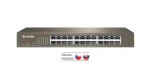 Tenda TEF1024D / 24x LAN 10/100 / switch / Rackmount / 6kV ochrana / kov (TEF1024D)