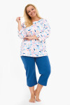 DÁMSKE PYŽAMO DR 732/452 AMELIA 2 VEĽKÉ růžová 3xl