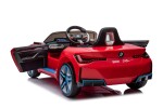 Mamido Mamido Elektrické autíčko BMW i4 červené 12V7Ah EVA kolesá ECO Koža
