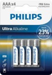 Philips batéria AAA Ultra Alkaline - 4ks (LR03E4B/10)