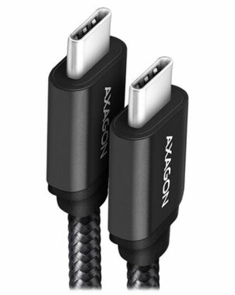 Axagon prepojovací synchronizačný a nabíjací kábel USB3.2 Gen 1 čierna / PD 60W / Dĺžka 1.0 m (BUCM3-CM10AB)