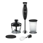 BOSCH MSM2650B CleverMixx čierna / Tyčový mixér / 600W (MSM2650B)