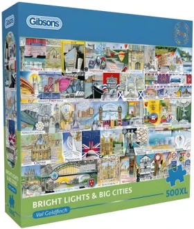GIBSONS Puzzle Mestá Veľkej Británie XL