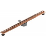 MEXEN - Flat 360 ° Slim odtokový žľab 80 cm ružové zlato 1641080