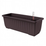 Plastia Samozavlažovací truhlík Siesta LUX čokoláda 60 cm