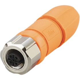 Ifm Electronic EVC814 neupravený zástrčkový konektor pre senzory - aktory, EVC814, piny: 5, 1 ks; EVC814