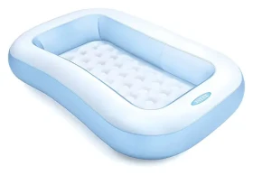 INTEX Baby Pool / Detský nafukovací bazén / 166 x 100 cm / výška 25 cm (13545)