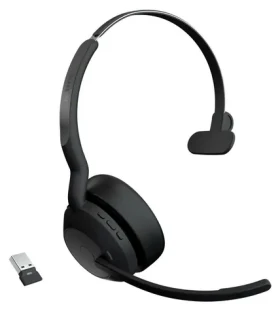 JABRA Evolve2 55 UC Mono + Link380a čierna / Mono slúchadlo / mikrofón / ANC / Bluetooth / USB-C (25599-889-999)
