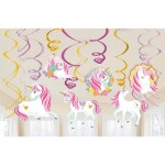 Párty dekorácie na zavesenie Unicorn 61 cm - Amscan - Amscan