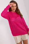 BA SW 9007 jumper.85P fuchsiová jedna velikost