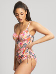 Swimwear Paradise Balcony Tankini pink tropical SW1631