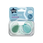 Tommee Tippee CTN Cumlík silikón Night, 18-36m, 2ks - viac farebných variant (43340099)