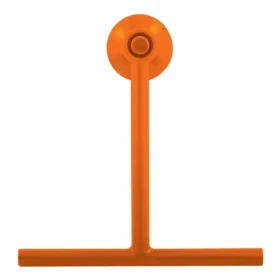 Spirella TIM sprchová stierka s prísavkou oranžová/plast/22 cm (7610583205766)