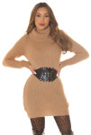 Sexy Koucla Musthave Turtleneck Knitdress black Einheitsgroesse