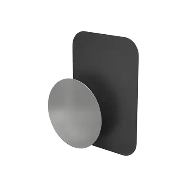 HAMA Magnet / Náhradné kovové doštičky / pre magnetické držiaky telefónov do auta / čierna, strieborná