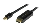 StarTech pasívny adaptér Mini DisplayPort M na HDMI M čierna 3M /4k a 2K/audio 7.1 (MDP2HDMM3MB)