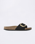 Birkenstock Madrid Big Buckle Nubuck Leather Black 40