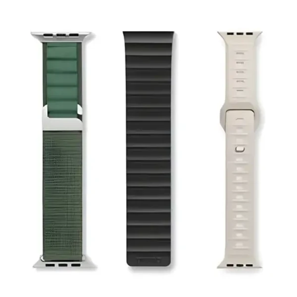 Aiino Trio Time 44-49 mm / Remienok pre Apple Watch / sada 3 ks / Series 4-11 (AITIMEML)