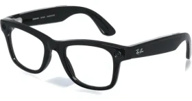 Meta Ray-Ban Gen1 Wayfarer Shiny Black Clear (8056597769440)