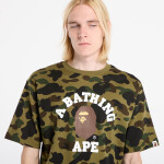Tričko A BATHING APE 1St Camo College Tee UNISEX Green XL