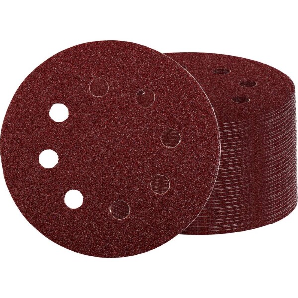 Einhell 492180 brúsny papier pre excentrické brúsky Zrnitosť 80 (Ø x v) 125 mm x 13 cm 100 ks; 492180