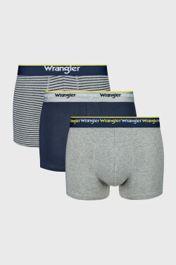 3PACK Bavlnené boxerky Wrangler Sand