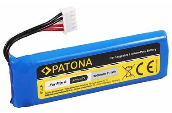 PATONA batéria pre reproduktor JBL Flip 4 3000mAh / 3.7V / Li-Pol / GSP872693 01 (PT6711)