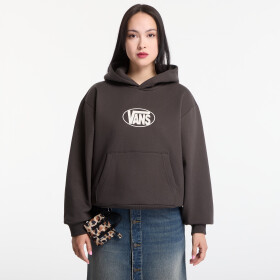 Mikina Vans Oval Logo Relaxed Pullover Faded Black S