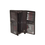 Dámska kožená peňaženka Lagen PWL-388/T Dark brown