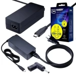 3mk Hardy / Napájací adaptér pre notebook / USB-C / 20 V / 3.0x1.0 mm / Acer / Samsung / Asus / LiteOn (5903108753760)