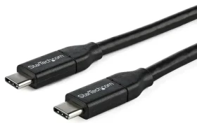 StarTech kábel USB-C s Power Delivery 5A čierna / 480 Mbit/s / 1 m (USB2C5C1M)