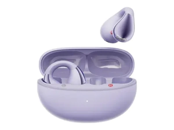 QCY Crossky Clip C30 fialová / Bezdrôtové slúchadlá / Bluetooth 5.0 / dobíjací box (T33 purple)