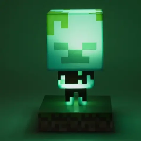 Paladone Icon Light Minecraft Utopenec / Stolová lampa / 10 cm / 2x AA batérie (PP7999MCFEPM)