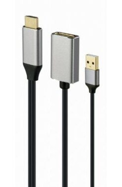 Gembird adaptér HDMI (M) na DisplayPort (F) 0.10m / aktívny (A-HDMIM-DPF-02)