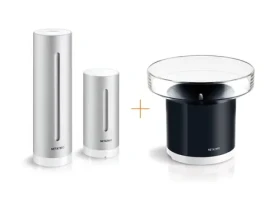 Netatmo Urban strieborná / Inteligentná meteostanica + zrážkomer (NT00011)