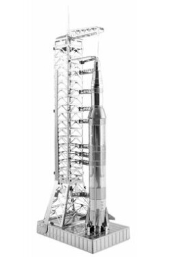 Metal Earth 3D Puzzle Apollo Saturn V s rampou /26 dielikov/ od 14 rokov