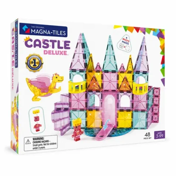 MAGNA-TILES Magnetická stavebnica Castle DLX