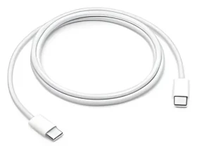 IPhone MW493ZM/A biela / Dátový kábel / USB-C - USB-C / 60 W / 1 m / opletený (57983124064)
