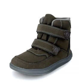 Detská celoročná barefoot obuv Bugga KIVO Dark Brown B00199-23 - 32